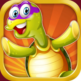 couverture jeu vidéo The Running Turtle - sauter, courir et Swing Ninja Aventure PRO