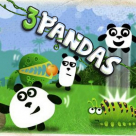 couverture jeu vidéo Three Pandas