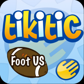 couverture jeu vidéo Tikitic American Football: a word game for American Football fans with a fun keyboard...