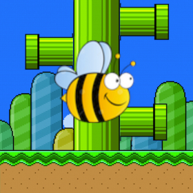 couverture jeu vidéo Timber Swing Bee: Chop The Wooden Branches