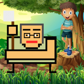 couverture jeu vidéo Timber UFO Boy - Cut the tree in seconds! A Free Game by Top Best Games
