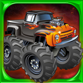 couverture jeu vidéo Tiny Adventure-The Looney Motobike & Monster Truck Dash Racing Game