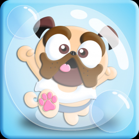 couverture jeu vidéo Tiny Bubble Pug Land PRO - A Puppy Jumpin Game