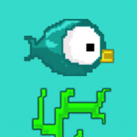 couverture jeu vidéo Tiny Fin - The Adventure of a Flappy Tiny Fin Fish