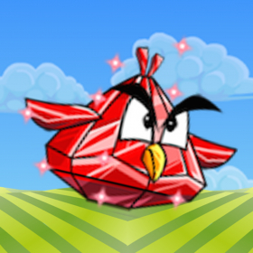 couverture jeu vidéo Tiny Flappy Diamond Bird - Frozen Flying Fish Adventure