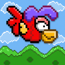 couverture jeu vidéo Tiny Hairy Bird - Play Free 8-bit Retro Pixel Superbird Games