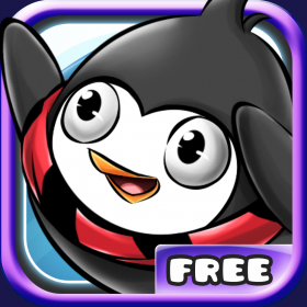 couverture jeu vidéo Tiny Happy Flappy Frozen Penguin Bullet Friends: Earthquake Boom Racers Assault (Free)