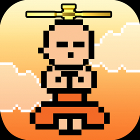 couverture jeu vidéo Tiny Monk Copter - Play Free 8-bit Retro Pixel Helicopter Games