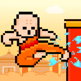 couverture jeu vidéo Tiny Monk Fight - Play Free 8-bit Retro Pixel Fighting Games