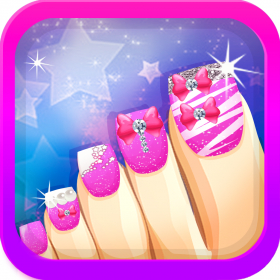 couverture jeu vidéo Toe Nail Salon De La Mode Des Filles - La Princesse De Beauté Et Ont Le Pied Avec Le Meilleur Style