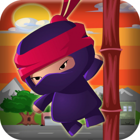 couverture jeu vidéo Tombant Enfant De Ninja Pro - pente génial jeu de courses d'arcade