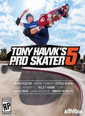 couverture jeu vidéo Tony Hawk&#039;s Pro Skater 5