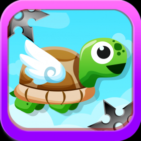 couverture jeu vidéo Tortue incroyable Mega Jump Pro - Ne pas toucher les étoiles Ninja