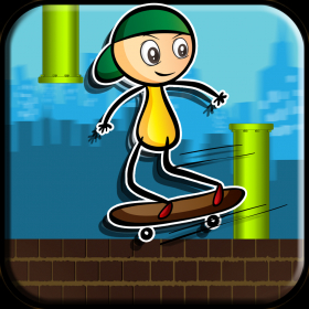 couverture jeu vidéo Touch Stickman Skateboard Jump: Pure Skater Skills