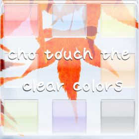 couverture jeu vidéo touch the clear colors ~Soothing App with a transparent feeling~