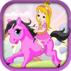 couverture jeu vidéo Tour de poney de la jolie princesse – Aventure de la course de cheval PRO