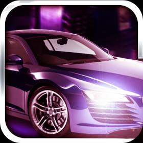 couverture jeu vidéo Tout à travers la rue de course de voiture