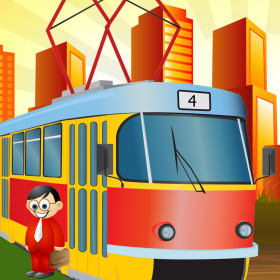 couverture jeu vidéo Tram Tycoon Premium - Transport Them All!