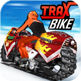 couverture jeu vidéo Trax Bike Racing ( 3D Speed Sports Bike race offroad stunts game on Fast Ice tracks  )