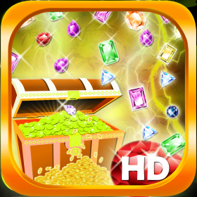 couverture jeu vidéo Treasure Diamond Quest - Match Puzzle Saga