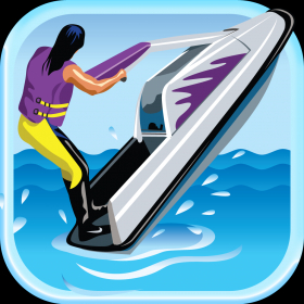 couverture jeu vidéo Tropic Jet Ski Race - Uber Fun Boys & Girls eau Racing Game (Free Edition)