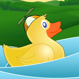 couverture jeu vidéo Turbo Canard Eau Coureur Pro - nouvelle vitesse jeu de course de l'eau