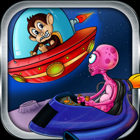 couverture jeu vidéo Turbo Space Pets vs. Battle Aliens - Epic Galaxy Voyage (by Best Top Free Games)