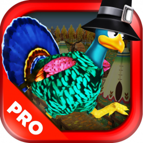 couverture jeu vidéo Turkey Run 3D Thanksgiving Infini Runner jeu PRO