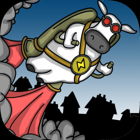 couverture jeu vidéo Udder Flap: Vaches Volantes