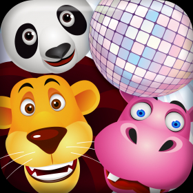 couverture jeu vidéo Un animal de zoo Disco Party-GRATUIT A Zoo Animal Disco Party- FREE