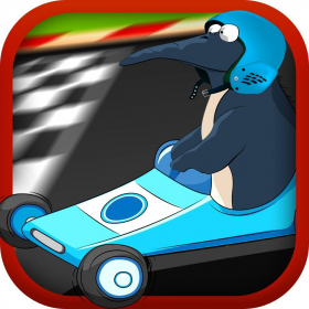 couverture jeu vidéo Un animal Fuzzy Bird Hill Top Race - Go Kart Racing Mania Pet Ville