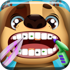 couverture jeu vidéo Un bébé Animaux Dentiste Little Farm Famille d'animaux Tooth Docteur PRO