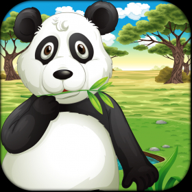couverture jeu vidéo Un bébé panda affamé RSS Lui Food Battle Pro