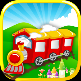 couverture jeu vidéo Un bébé train - Un jeu de rôle amusant et super cool pour les bébés, avec des chansons enfantines !