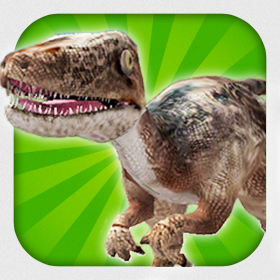 couverture jeu vidéo Un Dino Run: préhistorique Dinosaur Escape - FREE Edition