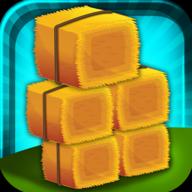 couverture jeu vidéo Un foin de ferme Bail Stack - Construction amusante Hay Stacks pour des porcs, vaches, Poney et Cheval Journée agricole GRATUIT