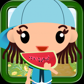 couverture jeu vidéo Un fruit de tir fille