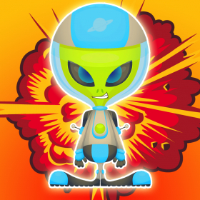 couverture jeu vidéo Un jetpack évasion espace des cadets - Extra-terrestre vaisseau spatial d'exploration et de combat aventure
