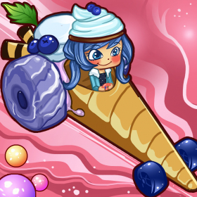 couverture jeu vidéo Un le bonbon Gelé Crème Glacée Sucre Course de Fraise Candi