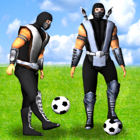 couverture jeu vidéo Un Ninja Ballon De Football Jongleur: Gagner La Coupe De FootBall Avec Un Grand Jeu 3D Ninjas