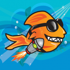 couverture jeu vidéo Un poisson Turbo / A Turbo Fish