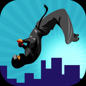 couverture jeu vidéo Un rétro Samurai Backflip - Infinity Hero Fighter Siege Pro