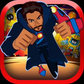 couverture jeu vidéo Un super-héros volant fille vengeur masqué Histoire