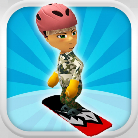 couverture jeu vidéo Un surfeur Freestyle: 3D Extreme Snowboarding jeu - FREE Edition