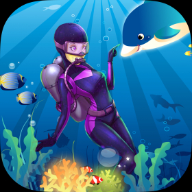 couverture jeux-video Un trésor plongée plongée profonde - Labyrinthe Aventure