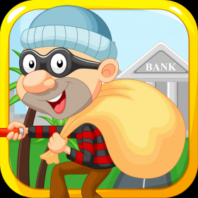 couverture jeu vidéo Un voleur fou - Centre de jeu de réflexion de course aux bijoux !