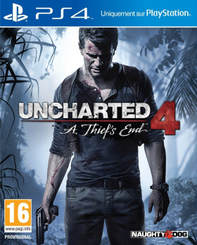 couverture jeu vidéo Uncharted 4 : A Thief&#039;s End