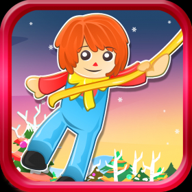 couverture jeu vidéo Une aventure de Noël Ragdoll: Swing Jouets tournage