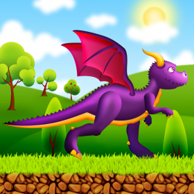 couverture jeu vidéo Une Course Dragon - Une Course Vers Le Jeu de Château Magique (A Dragon Run - A Race to the Magic Castle Game)