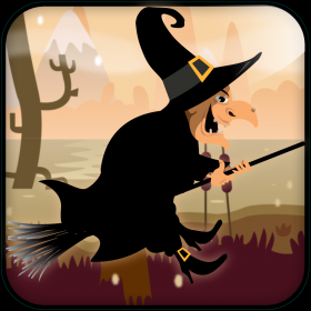couverture jeu vidéo Une évasion de sorcière d'Oz jeu d'aventure - Gratuit magie sauter coureur